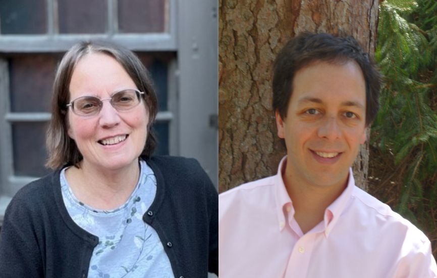 headshots of Nina Zannieri and Robert Martello